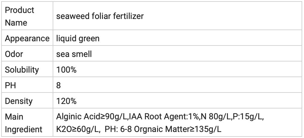 fertilizante de algas